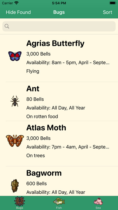 Emulate iPhone app NookBook - Animal Crossing using MyAndroid