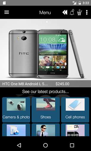 Run android online APK NopCommerce 3.9 App from MyAndroid or emulate NopCommerce 3.9 App using MyAndroid