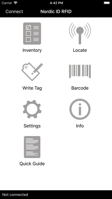 Emulate iPhone app Nordic ID RFID using MyAndroid Emulate iPhone app Nordic ID RFID using MyAndroid