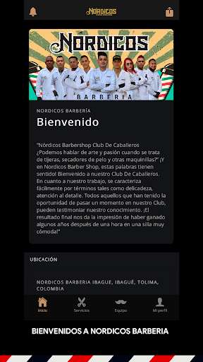 Run android online APK Nordicos Barberia from MyAndroid or emulate Nordicos Barberia using MyAndroid