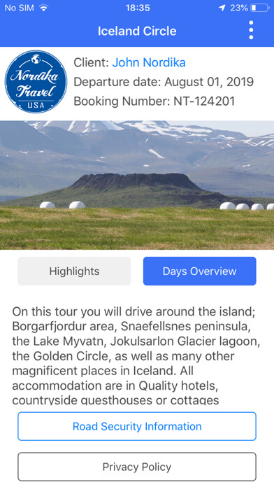Emulate iPhone app Nordika Travel Itinerary App using MyAndroid Emulate iPhone app Nordika Travel Itinerary App using MyAndroid