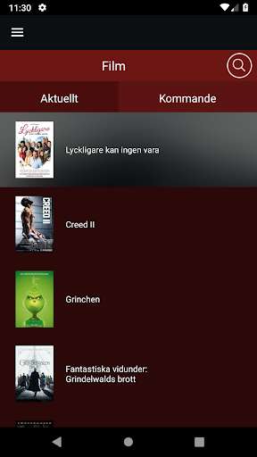 Run android online APK Nordisk Film Bio from MyAndroid or emulate Nordisk Film Bio using MyAndroid