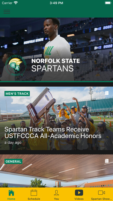 Emulate iPhone app Norfolk State Spartans using MyAndroid Emulate iPhone app Norfolk State Spartans using MyAndroid