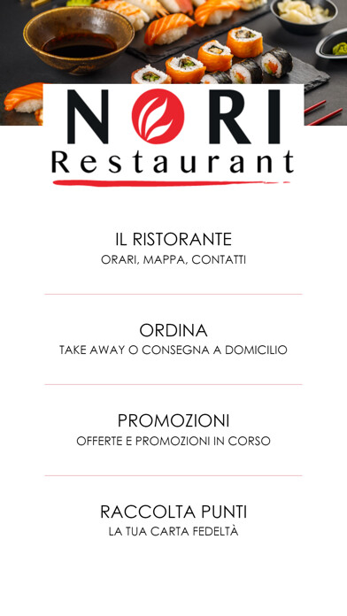 Emulate iPhone app Nori Restaurant delivery using MyAndroid Emulate iPhone app Nori Restaurant delivery using MyAndroid