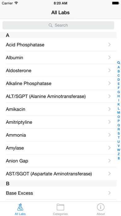 Emulate iPhone app Normal Lab Values using MyAndroid Emulate iPhone app Normal Lab Values using MyAndroid