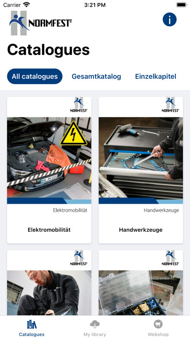Emulate iPhone app Normfest eCatalogue using MyAndroid Emulate iPhone app Normfest eCatalogue using MyAndroid