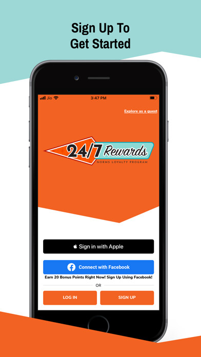Run android online APK NORMS 24/7 Rewards from MyAndroid or emulate NORMS 24/7 Rewards using MyAndroid