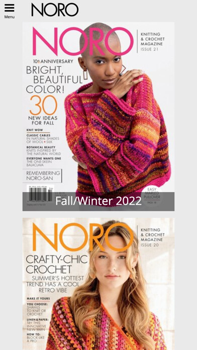 Emulate iPhone app NORO Knitting Magazine using MyAndroid Emulate iPhone app NORO Knitting Magazine using MyAndroid