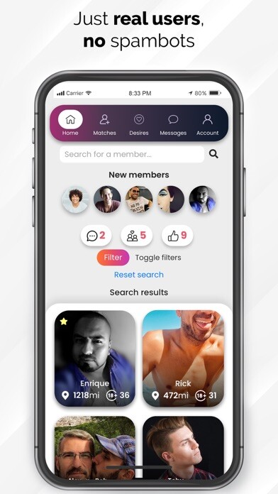 Emulate iPhone app Norool - Gay chat using MyAndroid