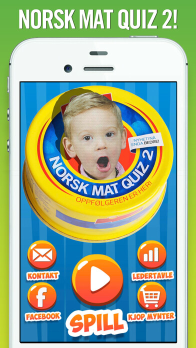 Emulate iPhone app Norsk Mat Quiz 2 using MyAndroid Emulate iPhone app Norsk Mat Quiz 2 using MyAndroid