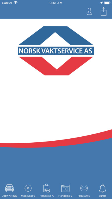 Emulate iPhone app Norsk Vaktservice using MyAndroid