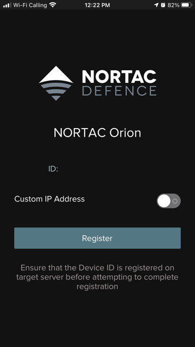 Emulate iPhone app NORTAC Orion using MyAndroid