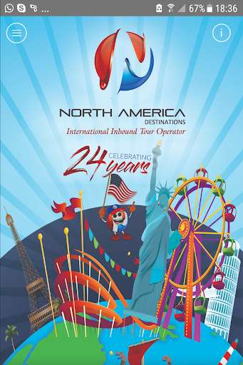 Run android online APK North America Destinations from MyAndroid or emulate North America Destinations using MyAndroid