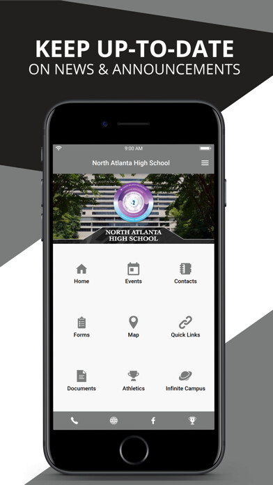 Emulate iPhone app North Atlanta High School using MyAndroid Emulate iPhone app North Atlanta High School using MyAndroid