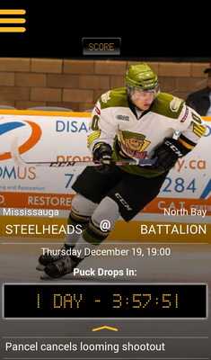 Emulate Android APK North Bay Battalion