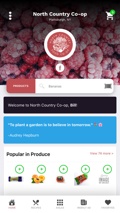 Emulate iPhone app North Country Co-op using MyAndroid Emulate iPhone app North Country Co-op using MyAndroid