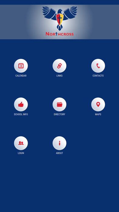 Emulate iPhone app Northcross Christian School using MyAndroid