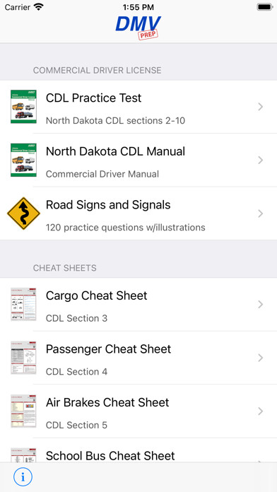 Emulate iPhone app North Dakota CDL Test Prep using MyAndroid Emulate iPhone app North Dakota CDL Test Prep using MyAndroid