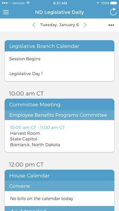 Emulate iPhone app North Dakota Legislative Daily using MyAndroid Emulate iPhone app North Dakota Legislative Daily using MyAndroid