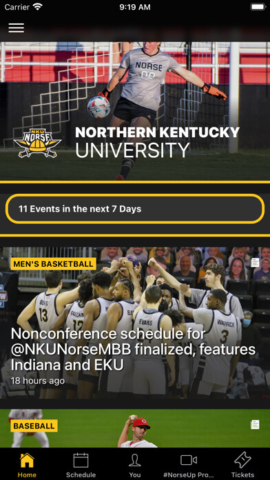 Emulate iPhone app Northern Kentucky Norse using MyAndroid Emulate iPhone app Northern Kentucky Norse using MyAndroid