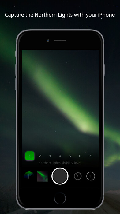 Emulate iPhone app Northern Lights Photo Capture using MyAndroid