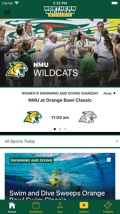 Emulate iPhone app Northern Michigan Wildcats using MyAndroid Emulate iPhone app Northern Michigan Wildcats using MyAndroid
