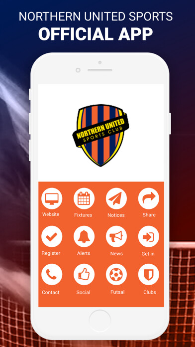 Emulate iPhone app Northern United Sports Club using MyAndroid Emulate iPhone app Northern United Sports Club using MyAndroid