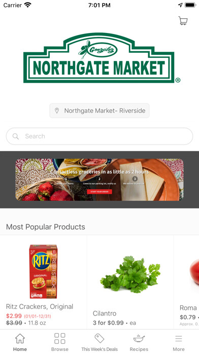 Emulate iPhone app Northgate Market ¡Pronto! using MyAndroid Emulate iPhone app Northgate Market ¡Pronto! using MyAndroid