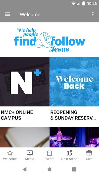 Emulate iPhone app North Metro Church App using MyAndroid Emulate iPhone app North Metro Church App using MyAndroid