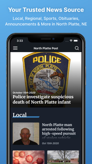 Emulate iPhone app North Platte Post by Eagle using MyAndroid Emulate iPhone app North Platte Post by Eagle using MyAndroid