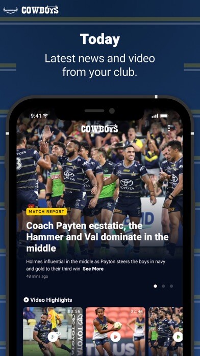 Emulate iPhone app North QLD Cowboys using MyAndroid Emulate iPhone app North QLD Cowboys using MyAndroid