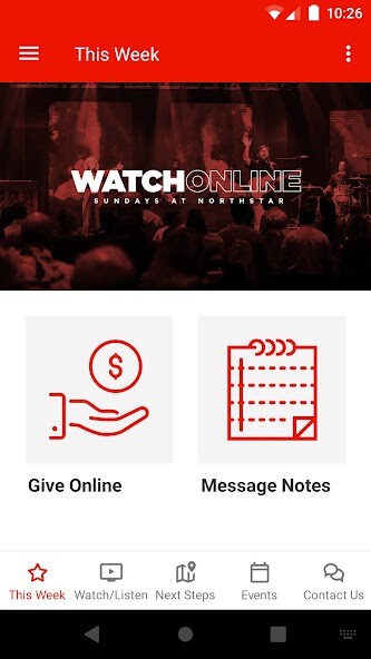 Emulate iPhone app NorthStar Church - GA using MyAndroid Emulate iPhone app NorthStar Church - GA using MyAndroid