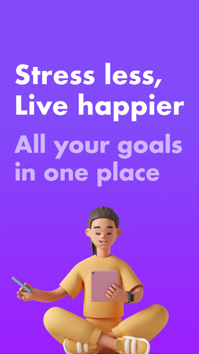 Emulate iPhone app North Star: Goals & Habits using MyAndroid