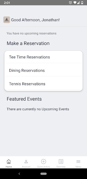 Emulate iPhone app NorthStone Country Club using MyAndroid Emulate iPhone app NorthStone Country Club using MyAndroid