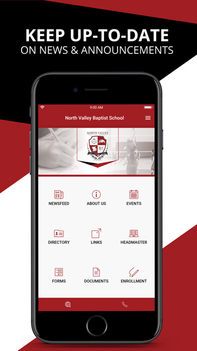 Emulate iPhone app North Valley Baptist School using MyAndroid Emulate iPhone app North Valley Baptist School using MyAndroid