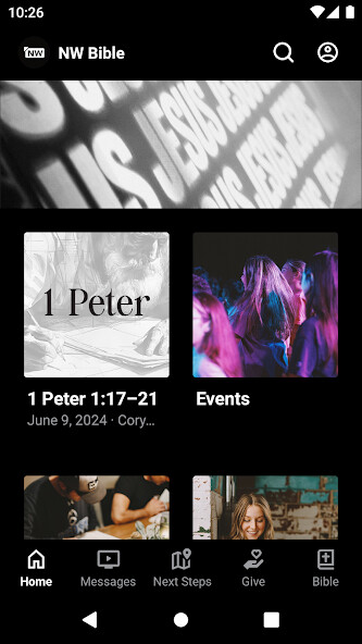 Emulate iPhone app Northwest Bible Church using MyAndroid Emulate iPhone app Northwest Bible Church using MyAndroid