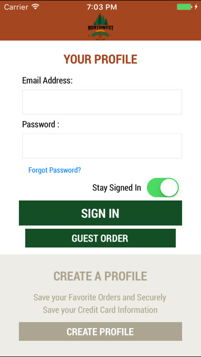 Emulate iPhone app Northwest Pizza Company using MyAndroid Emulate iPhone app Northwest Pizza Company using MyAndroid