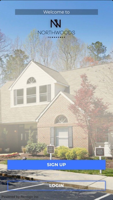 Emulate iPhone app Northwoods Townhomes using MyAndroid