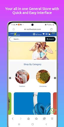 Run android online APK NorthXstore from MyAndroid or emulate NorthXstore using MyAndroid