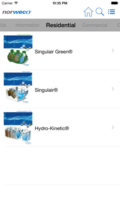 Emulate iPhone app Norweco using MyAndroid