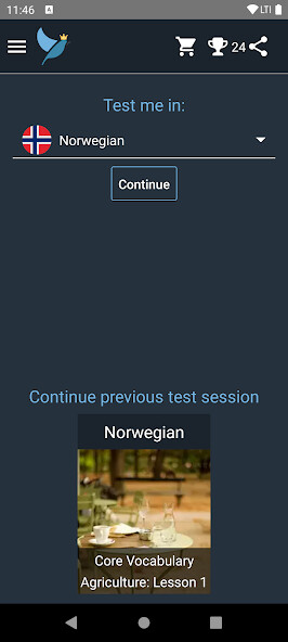 Run android online APK Norwegian Language Tests from MyAndroid or emulate Norwegian Language Tests using MyAndroid Run android online APK Norwegian Language Tests from MyAndroid or emulate Norwegian Language Tests using MyAndroid