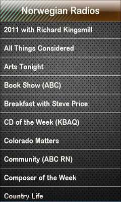 Emulate Android APK Norwegian Radio Radios