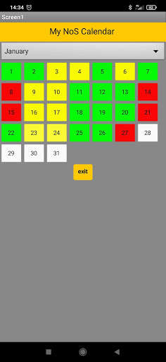 Run android online APK NoS Calendar from MyAndroid or emulate NoS Calendar using MyAndroid