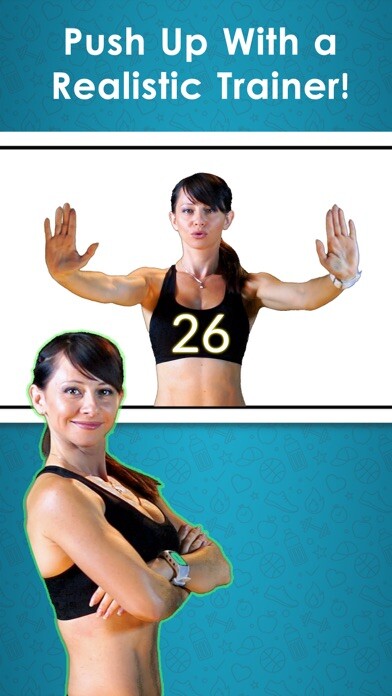 Emulate iPhone app Nose Push Ups: Chest Fitness & Breast Workout using MyAndroid