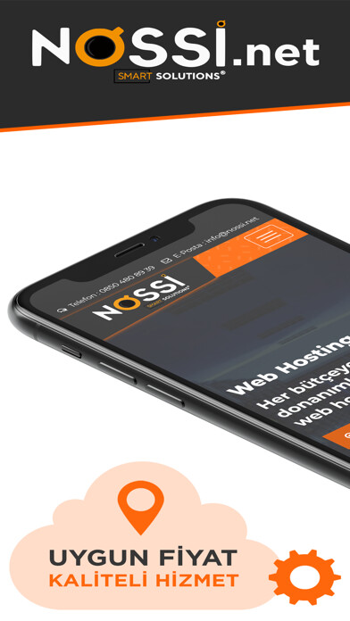 Emulate iPhone app Nossi ® Smart Solutions using MyAndroid