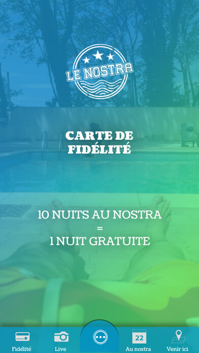 Emulate iPhone app Nostra Camp - Week-end/Séjour using MyAndroid