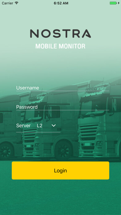 Emulate iPhone app NOSTRA Logistics Customer using MyAndroid Emulate iPhone app NOSTRA Logistics Customer using MyAndroid