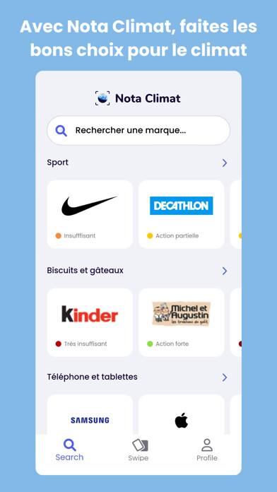 Emulate iPhone app Nota Climat using MyAndroid