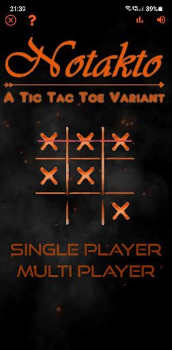 Run android online APK Notakto - A Tic Tac Toe Variant Game from MyAndroid or emulate Notakto - A Tic Tac Toe Variant Game using MyAndroid