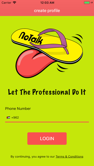 Emulate iPhone app No Talk using MyAndroid